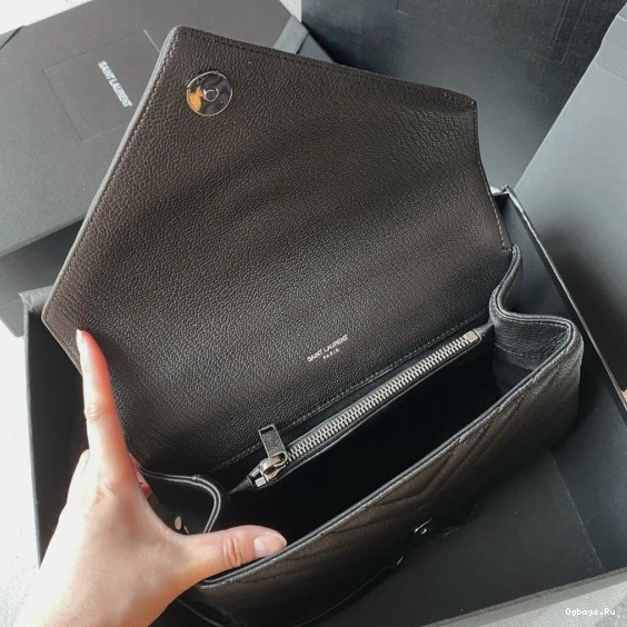 leather bag-24*17*6.5cm Medium shoulder YSL 0709